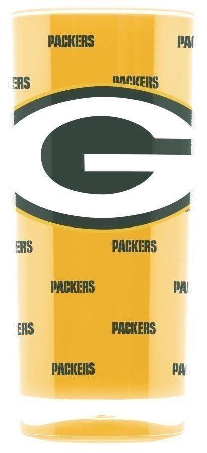 NFL Green Bay Packers 16oz Insulated Square Acrylic Tumbler - 757 Sports Collectibles