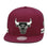 Mitchell & Ness Chicago Bulls Snapback Hat Cap Maroon/Black/G - 757 Sports Collectibles