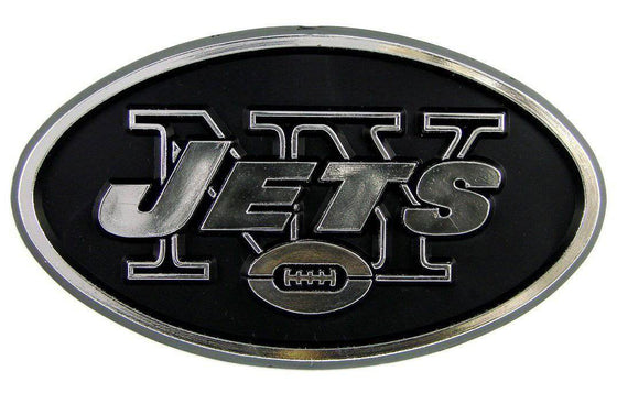 NFL New York Jets Chrome Automobile Car Emblem - 757 Sports Collectibles