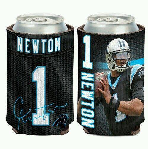 NFL Carolina Panthers Cam Newton Can Cooler Koozie - 757 Sports Collectibles