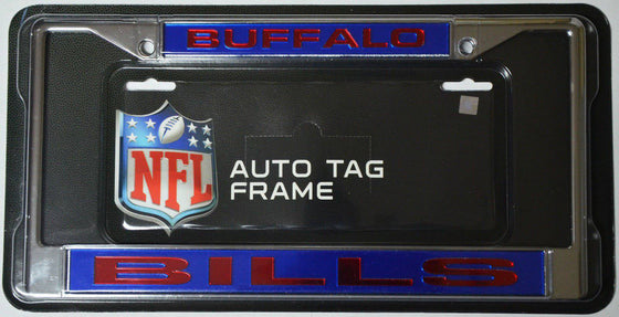 NFL Buffalo Bills Laser-Cut Chrome License Plate Frame - 757 Sports Collectibles