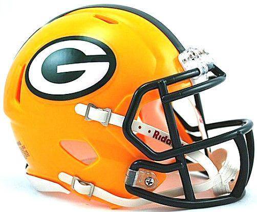 Green Bay Packers NFL Speed Mini Helmet - 757 Sports Collectibles