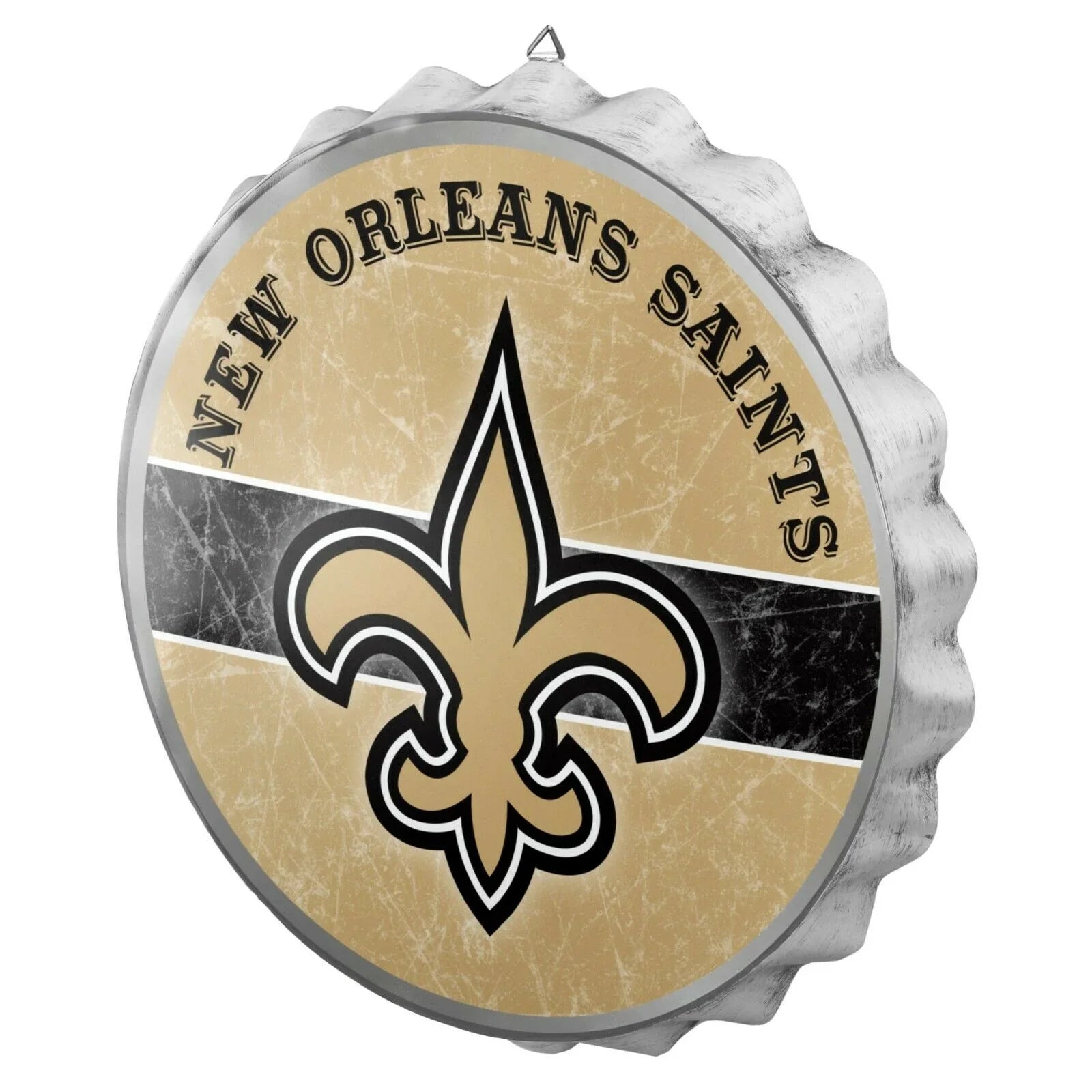 NFL Metal Distressed Bottle Cap Wall Sign-Pick Your Team- Free Shipping