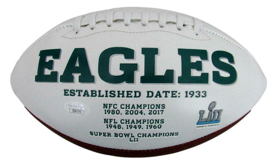 Philadelphia Eagles Michael Vick Signed Autographed Logo White Football JSA COA - 757 Sports Collectibles
