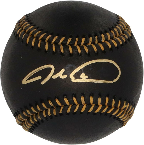 Jacob deGrom New York Mets Autographed Black Leather Baseball - MLB Authenticated - 757 Sports Collectibles