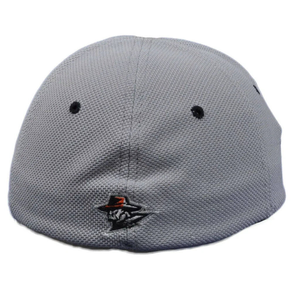 NCAA Zephyr UTep Texas El Paso Miners Flex Fit Youth Kids Hat Cap Gray Stretch