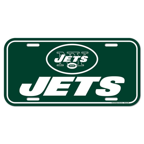 Wincraft - NFL - Plastic License Plate - Pick Your Team - FREE SHIP (New York Jets)