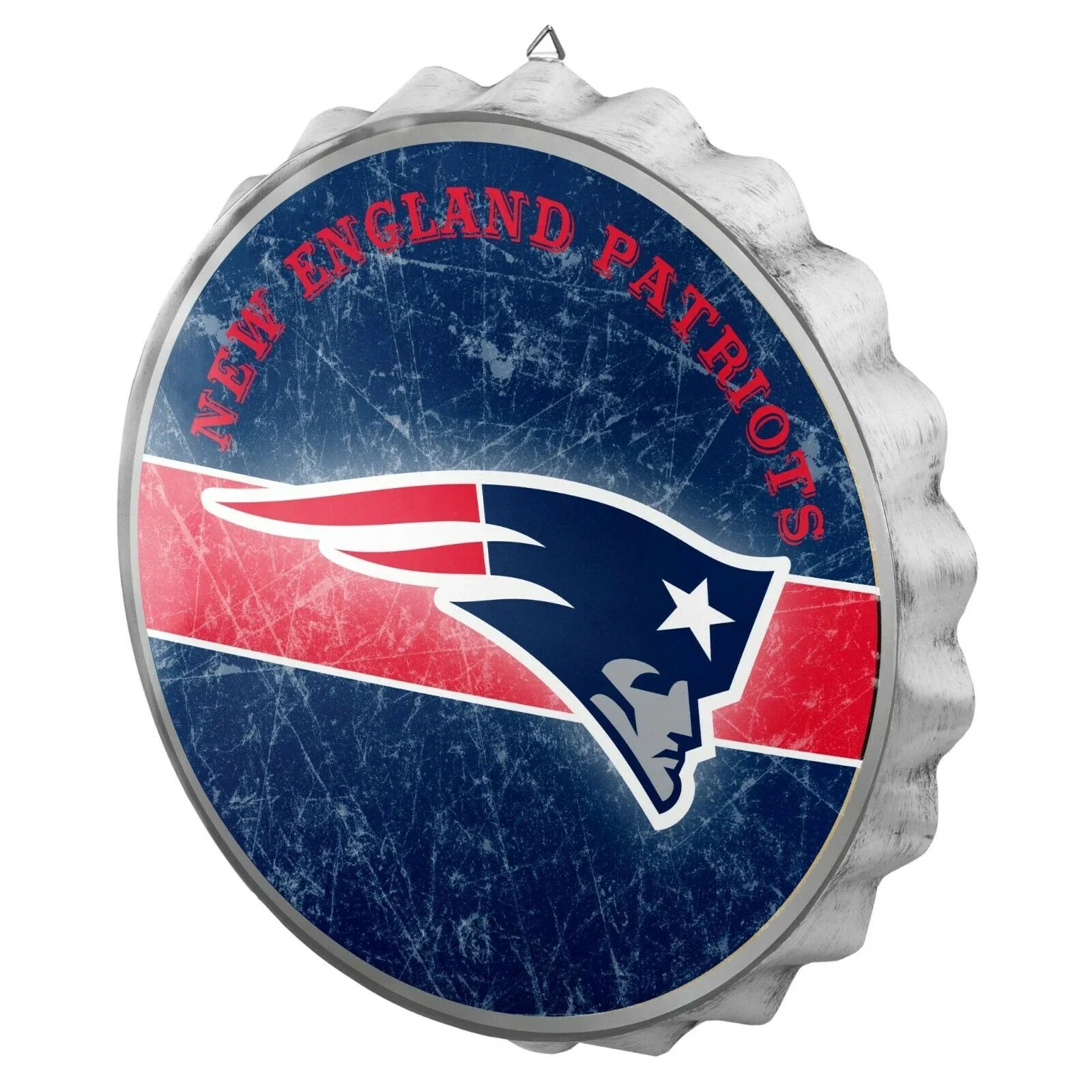 NFL Metal Distressed Bottle Cap Wall Sign-Pick Your Team- Free Shipping
