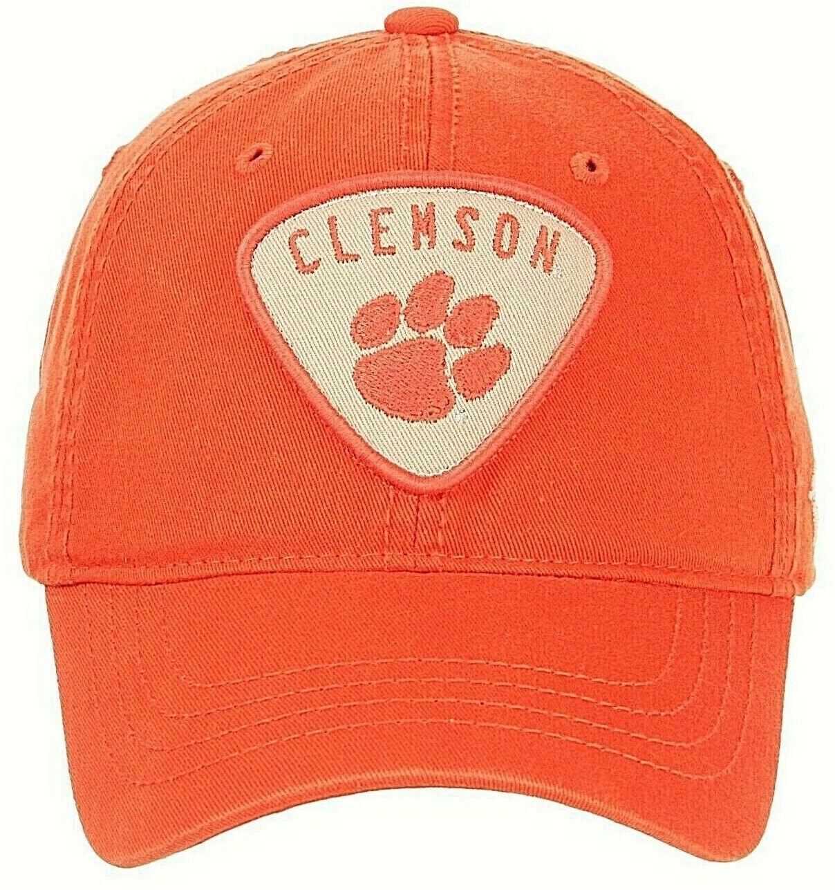 Clemson Tigers Hat Cap Washed Cotton Adjustable Strap With Buckle NWT - 757 Sports Collectibles