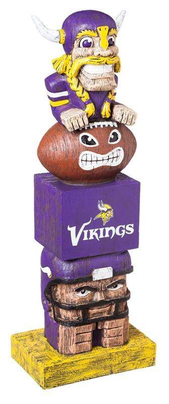 NFL Minnesota Vikings Tiki Totem Pole Mascot Figurine Statues - 757 Sports Collectibles