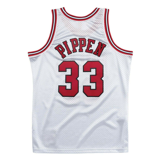 Mitchell & Ness Platinum NBA Jersey Chicago Bulls #33 Pippen Silver Collection
