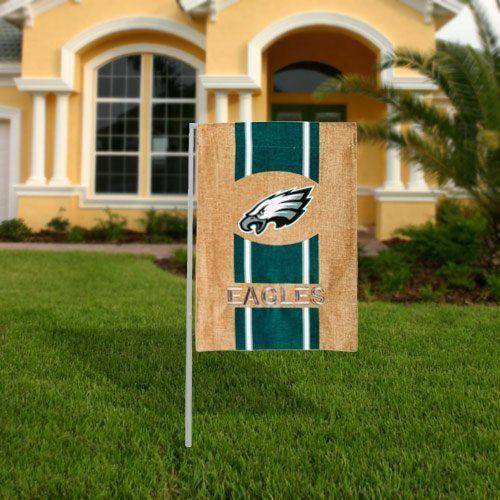NFL Philadelphia Eagles Burlap Garden Flag 12.5" x 18" - 757 Sports Collectibles