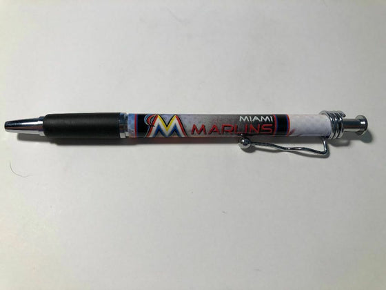 Officially Licensed MLB Ball Point Pen(4 pack) - Pick Your Team - FREE SHIPPING (Miami Marlins)