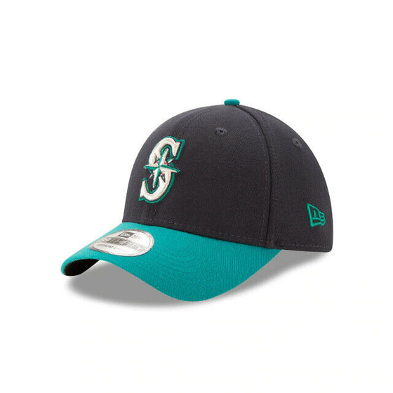 Seattle Mariners MLB New Era "Team Classic" 39THIRTY Flex Hat-Blue/Teal - 757 Sports Collectibles