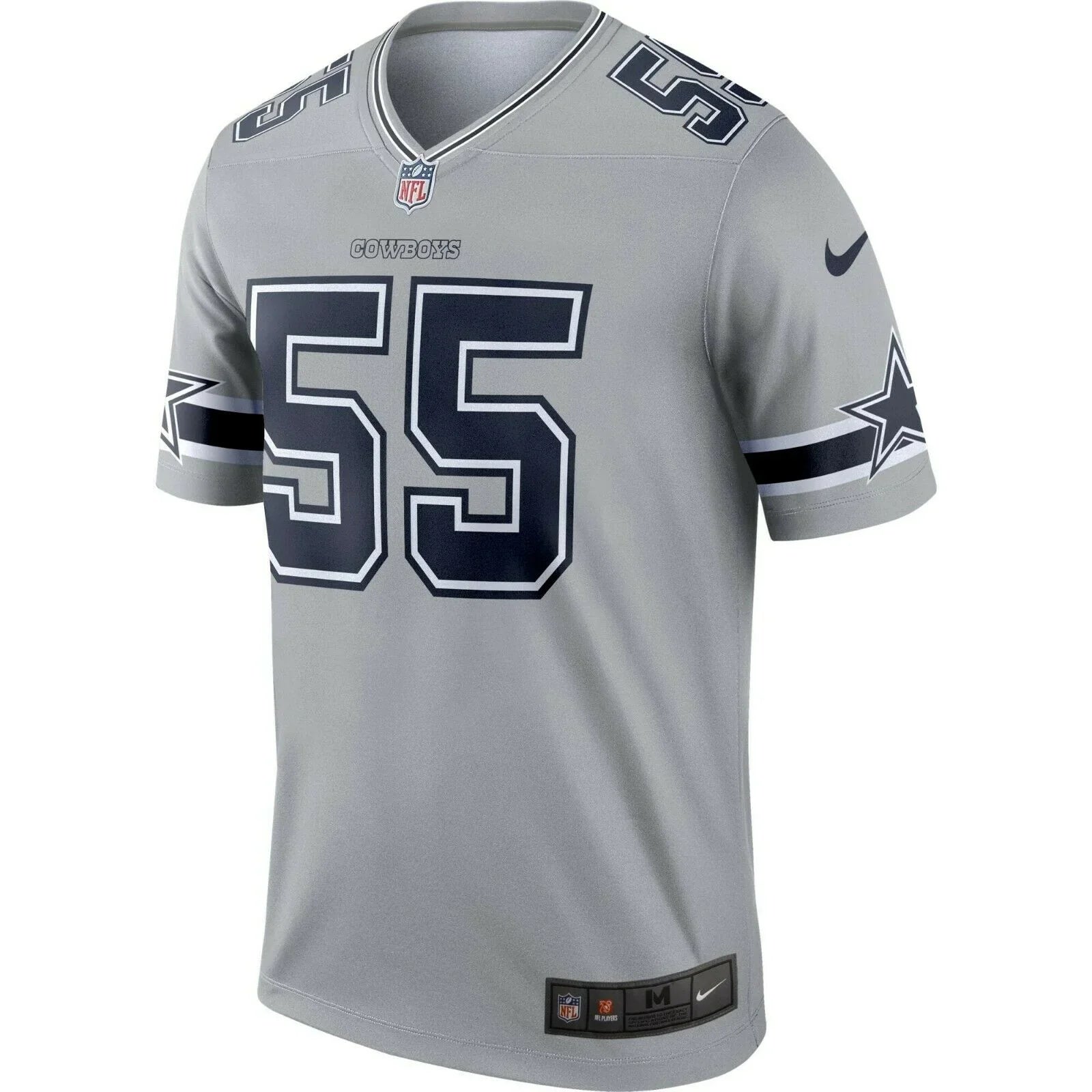 Leighton Vander Esch Dallas Cowboys Nike Inverted Legend Jersey - Gray