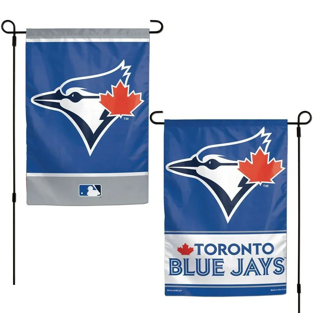MLB 12x18 Garden Flag Double Sided - Pick Your Team - FREE SHIPPING (Toronto Blue Jays)
