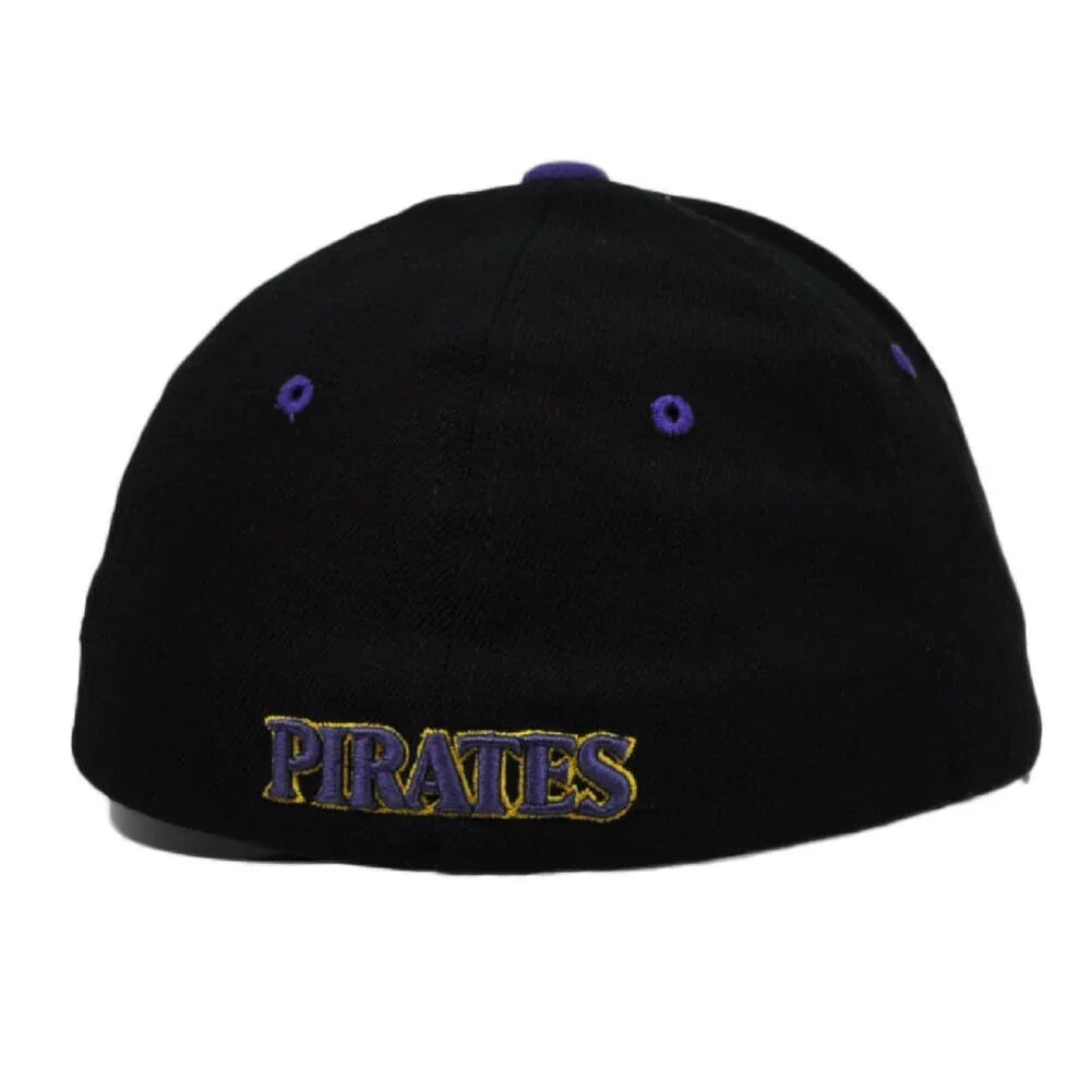 NCAA Zephyr East Carolina Pirates ECU Flex Fit Youth Kids Hat Black Cap Stretch