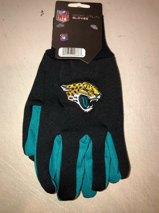 NFL-Wincraft NFL Two Tone Cotton Jersey Gloves- Pick Your Team - FREE SHIPPING (Jacksonville Jaguars)