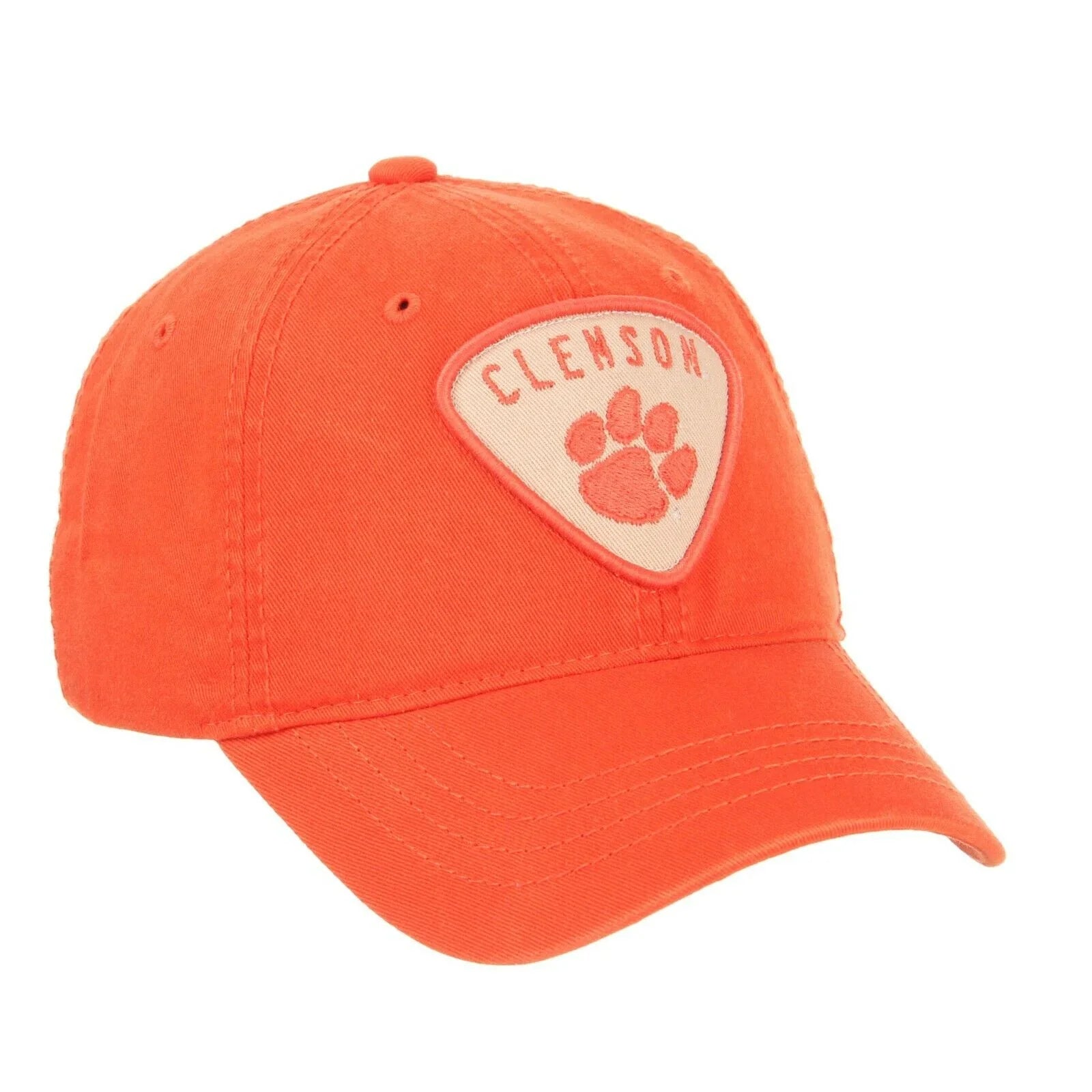 Clemson Tigers Hat Cap Washed Cotton Adjustable Strap With Buckle NWT