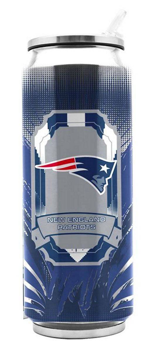 New England Patriots Stainless Steel Thermo Can - 16.9oz - Tumbler Mug Coffee - 757 Sports Collectibles