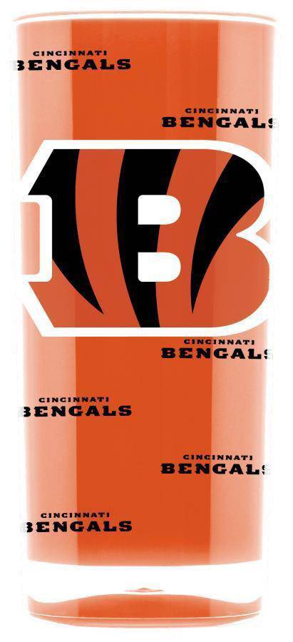 NFL Cincinnati Bengals 16oz Square Insulated Acrylic Tumbler - 757 Sports Collectibles
