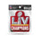 Tampa Bay Buccaneers 2020-2021 Super Bowl LV Champions Decal (4"x4")
