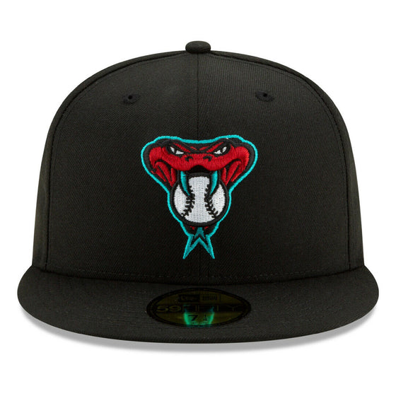 New Era 59Fifty Arizona Diamondbacks ALT Fitted Hat (Black) Men's MLB Cap - 757 Sports Collectibles