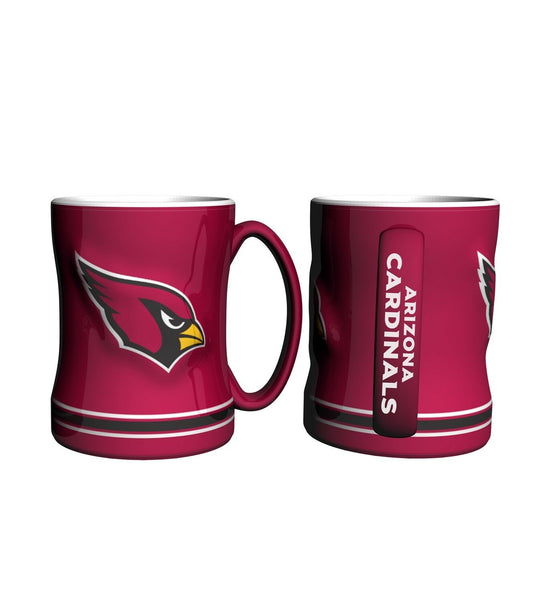 Boelter Brands NFL 14oz Ceramic Relief Sculpted Mug(1) PICK YOUR TEAM (Arizona Cardinals)
