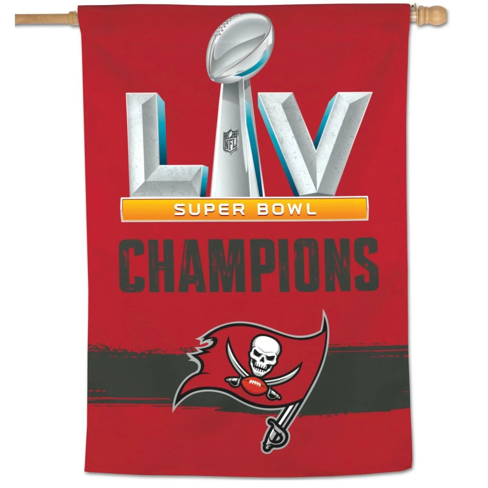 Tampa Bay Buccaneers Super Bowl 55 Champions 28x40 Banner