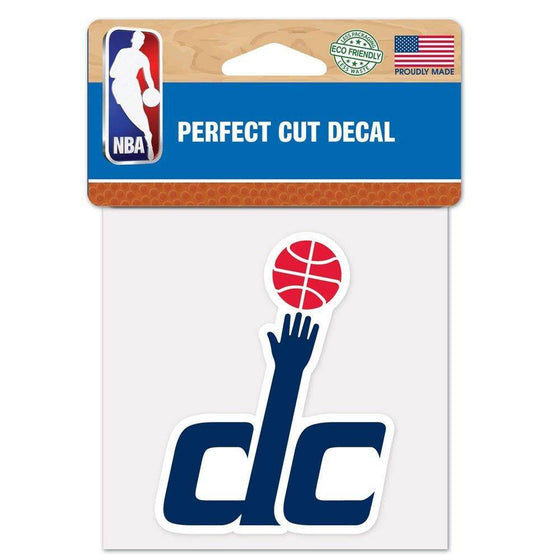 Washington Wizards Perfect Cut 4x4 Diecut Decal - 757 Sports Collectibles