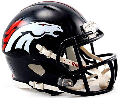 Denver Broncos NFL Speed Mini Helmet - 757 Sports Collectibles