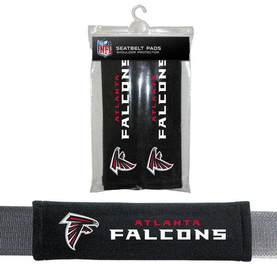 NFL Atlanta Falcons Seat Belt Pad (Pack of 2) - 757 Sports Collectibles