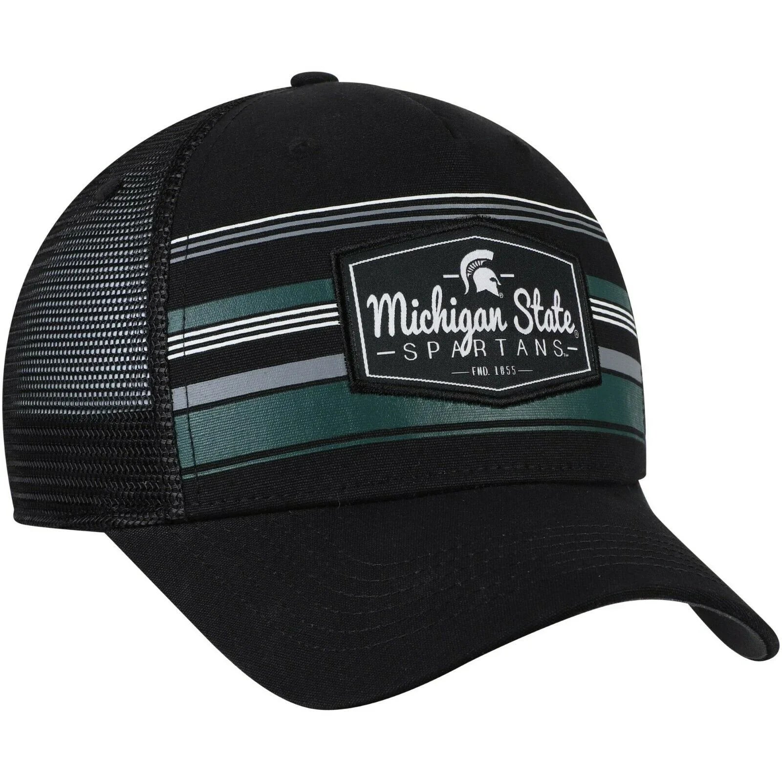 Michigan State Spartans Hat Cap Snapback Trucker Mesh One Size Fits Most NWT - 757 Sports Collectibles