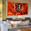 Cincinnati Bengals AFC Super Bowl LVI Bound Grommet Pole Flag - 757 Sports Collectibles