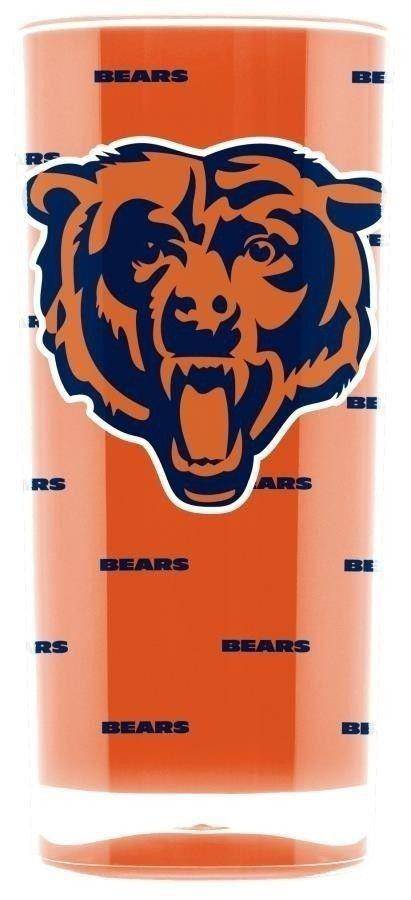 NFL Chicago Bears 16oz Square Insulated Acrylic Tumbler - 757 Sports Collectibles