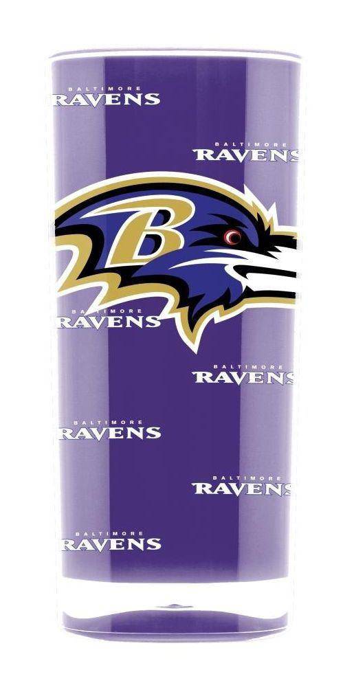 NFL Baltimore Ravens 16oz Square Insulated Acrylic Tumbler - 757 Sports Collectibles