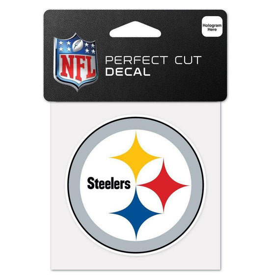 Pittsburgh Steelers Perfect Cut 4x4 Diecut Decal - 757 Sports Collectibles