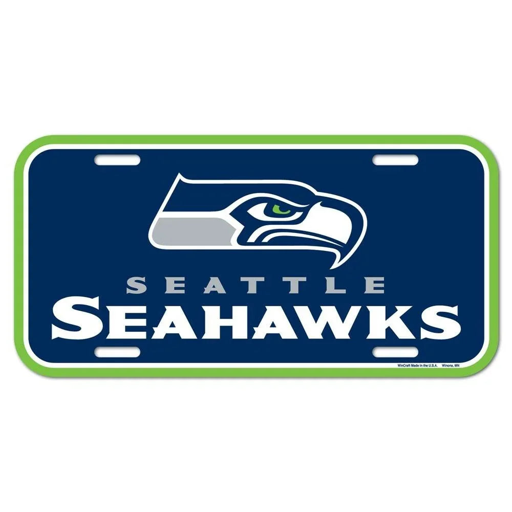 Wincraft - NFL - Plastic License Plate - Pick Your Team - FREE SHIP (Seattle Seahawks)