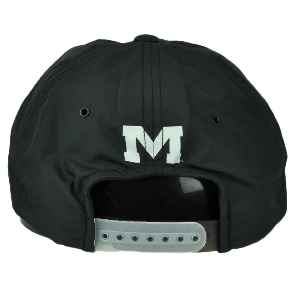 NCAA Zephyr Ole Miss Mississippi State Rebels Black Snapback Relaxed Hat Cap