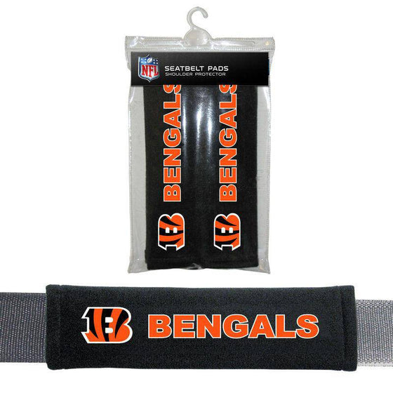 NFL Cincinnati Bengals Seat Belt Pad (Pack of 2) - 757 Sports Collectibles