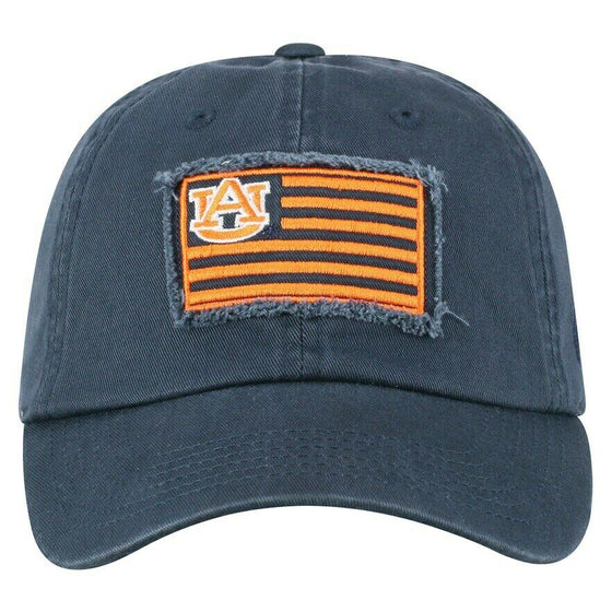 Auburn Tigers Hat Team Cap Adjustable Strap One Size Fits Most With Logo Flag - 757 Sports Collectibles