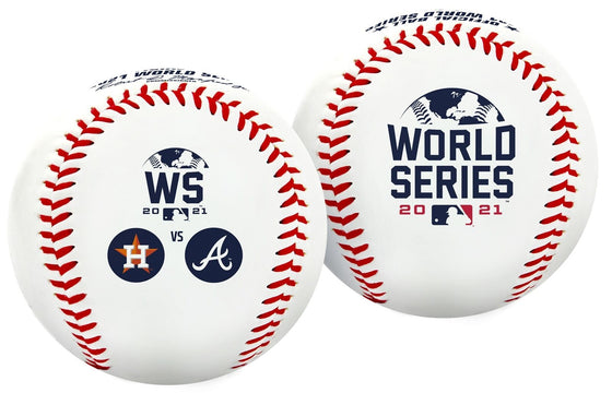 Atlanta Braves 2021 World Series Dueling Souvenir Collectible Baseball Braves vs. Astros - 757 Sports Collectibles