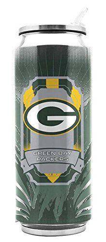 Green Bay Packers Stainless Steel Thermo Can - 16.9oz - Tumbler Mug Coffee - 757 Sports Collectibles