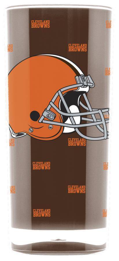 NFL Cleveland Browns 16oz Insulated Square Acrylic Tumbler - 757 Sports Collectibles