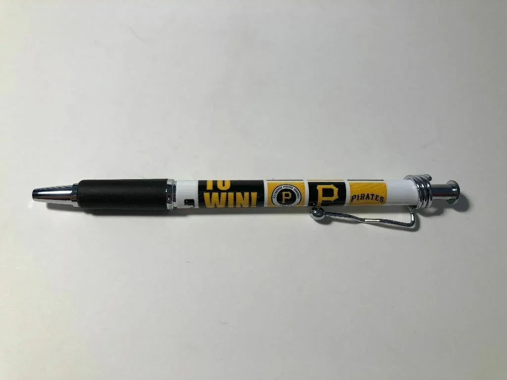 Officially Licensed MLB Ball Point Pen(4 pack) - Pick Your Team - FREE SHIPPING (Pittsburgh Pirates)