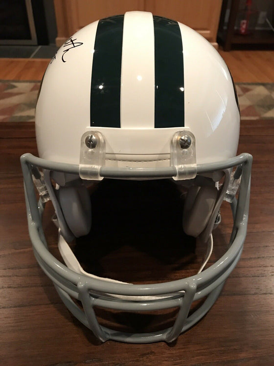 Joe Namath Autographed New York Jets Authentic Throwback Helmet HOF 85 Beckett