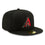 New Era 59Fifty Arizona Diamondbacks GAME Fitted Hat (Black) Men's MLB Cap - 757 Sports Collectibles