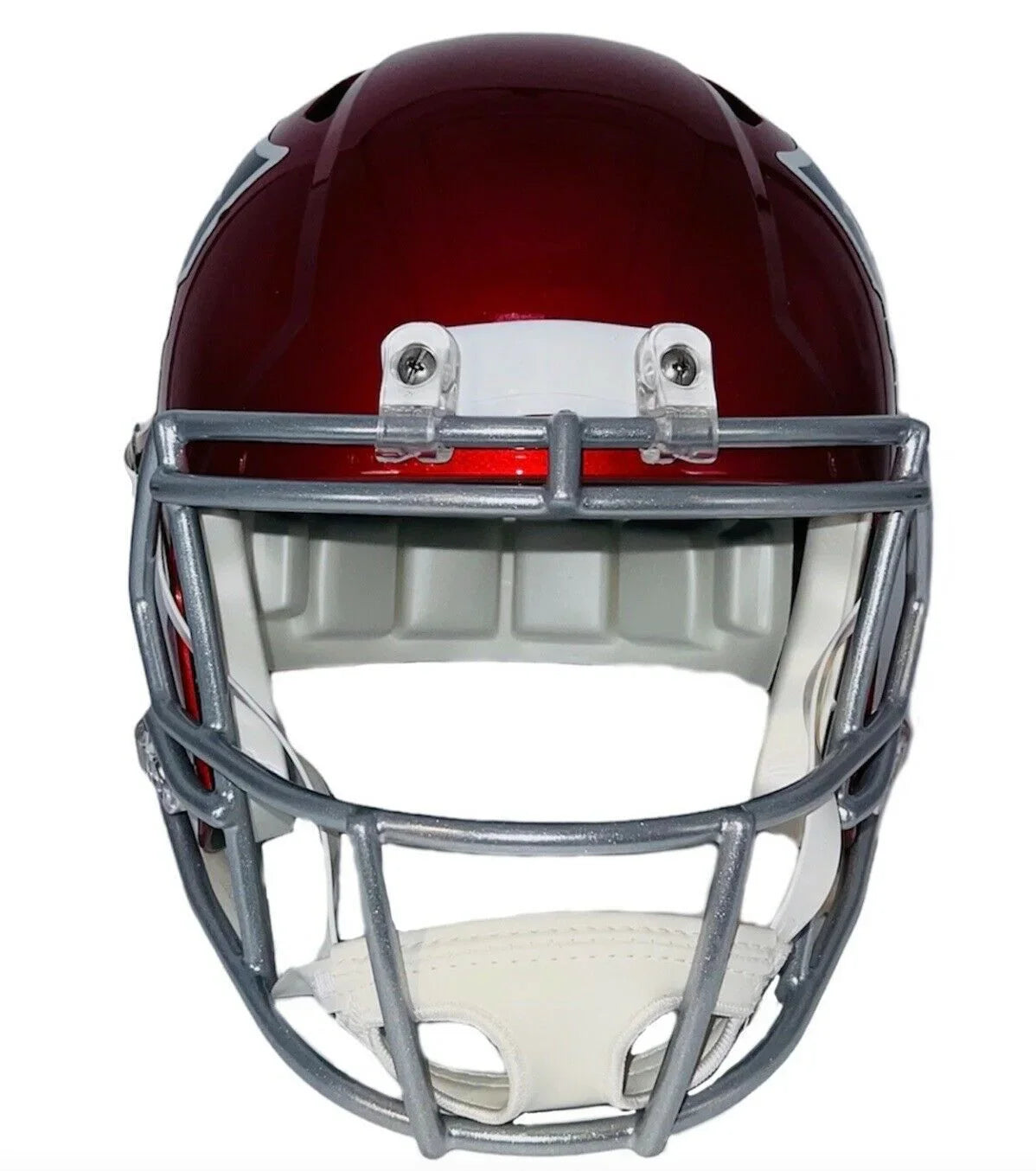 Tedy Bruschi Signed Autograph New England Full Size Flash Replica Helmet JSA COA - 757 Sports Collectibles