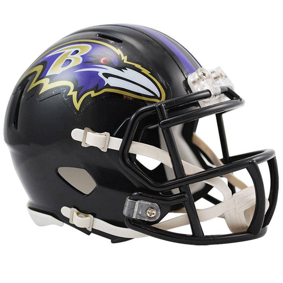 Baltimore Ravens NFL Speed Mini Helmet - 757 Sports Collectibles