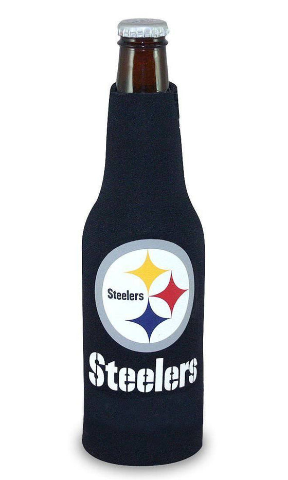 NFL Pittsburgh Steelers Bottle Suit Koozie Holder Cooler - 757 Sports Collectibles